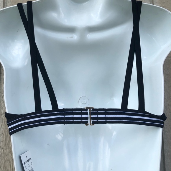 Express Bikini Black Top - Picture 2 of 6